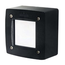 Светильник для уличного освещения с арматурой чёрного цвета, металлическими плафонами Fumagalli 3S1.000.000.AYG1L