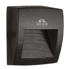 Светильник для уличного освещения с металлическими плафонами чёрного цвета Fumagalli AS1.000.000.AXJ1L