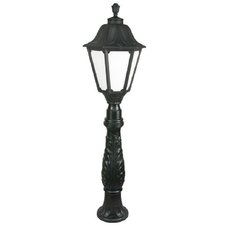 Светильник для уличного освещения с арматурой чёрного цвета, плафонами белого цвета Fumagalli E35.162.000.AYH27