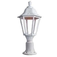Светильник для уличного освещения с арматурой белого цвета, плафонами прозрачного цвета Fumagalli E35.113.000.WXH27