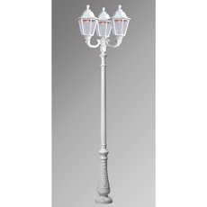 Светильник для уличного освещения с арматурой белого цвета, пластиковыми плафонами Fumagalli E35.202.R30.WXH27
