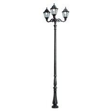 Светильник для уличного освещения с арматурой чёрного цвета, пластиковыми плафонами Fumagalli E35.208.M30.AXH27