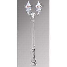 Светильник для уличного освещения с арматурой белого цвета, пластиковыми плафонами Fumagalli E35.202.R20.WXH27