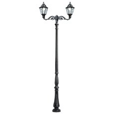 Светильник для уличного освещения с арматурой чёрного цвета, пластиковыми плафонами Fumagalli E35.205.M20.AXH27