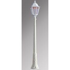 Светильник для уличного освещения с арматурой белого цвета, плафонами прозрачного цвета Fumagalli E35.158.000.WXH27