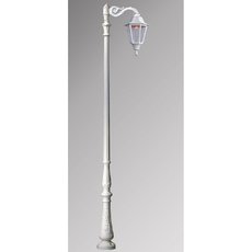 Светильник для уличного освещения с арматурой белого цвета, плафонами прозрачного цвета Fumagalli E35.205.M10.WXH27