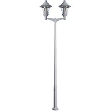 Светильник для уличного освещения с арматурой серого цвета, пластиковыми плафонами Fumagalli R50.372.A20.LXE27