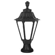 Светильник для уличного освещения с арматурой чёрного цвета, плафонами белого цвета Fumagalli E26.110.000.AYF1R