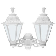 Светильник для уличного освещения с арматурой белого цвета, плафонами белого цвета Fumagalli E26.141.000.WYF1R