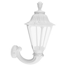 Светильник для уличного освещения с арматурой белого цвета, пластиковыми плафонами Fumagalli E26.132.000.WXF1R
