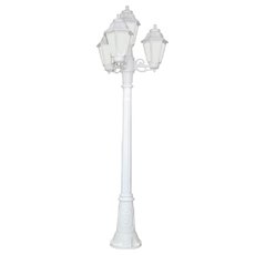 Светильник для уличного освещения с арматурой белого цвета, пластиковыми плафонами Fumagalli E26.156.S31.WYF1R
