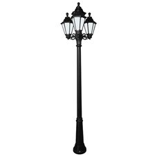 Светильник для уличного освещения с арматурой чёрного цвета Fumagalli E26.157.S31.AYF1R