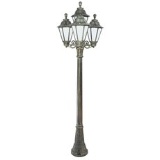 Светильник для уличного освещения с плафонами белого цвета Fumagalli E26.158.S31.BYF1R