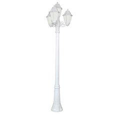 Светильник для уличного освещения с плафонами белого цвета Fumagalli E26.158.S31.WYF1R