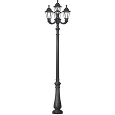 Светильник для уличного освещения с арматурой чёрного цвета Fumagalli E26.202.R31.AXF1R