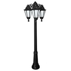 Светильник для уличного освещения с арматурой чёрного цвета, плафонами белого цвета Fumagalli E26.156.S30.AYF1RDN