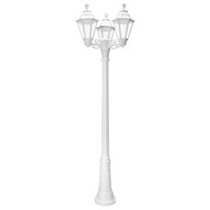 Светильник для уличного освещения с арматурой белого цвета, пластиковыми плафонами Fumagalli E26.156.S30.WXF1R