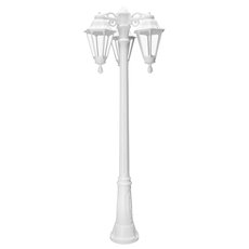 Светильник для уличного освещения с арматурой белого цвета, пластиковыми плафонами Fumagalli E26.156.S30.WXF1RDN