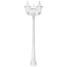 Светильник для уличного освещения с арматурой белого цвета, пластиковыми плафонами Fumagalli E26.156.S30.WYF1R