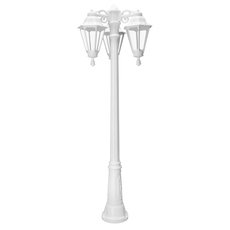 Светильник для уличного освещения с арматурой белого цвета, пластиковыми плафонами Fumagalli E26.157.S30.WXF1RDN