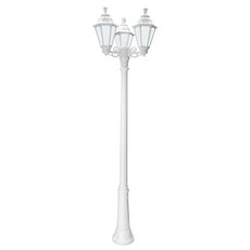 Светильник для уличного освещения с арматурой белого цвета, пластиковыми плафонами Fumagalli E26.157.S30.WYF1R