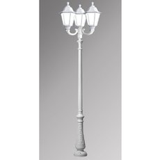 Светильник для уличного освещения с арматурой белого цвета, пластиковыми плафонами Fumagalli E26.202.R30.WYF1R