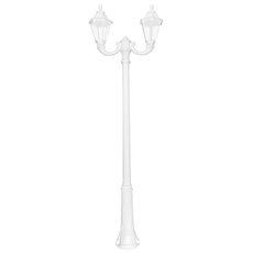 Светильник для уличного освещения с арматурой белого цвета, пластиковыми плафонами Fumagalli E26.157.R20.WXF1R