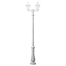 Светильник для уличного освещения с арматурой белого цвета, пластиковыми плафонами Fumagalli E26.202.S20.WXF1R
