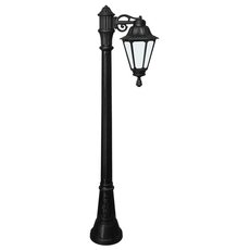 Светильник для уличного освещения с арматурой чёрного цвета, плафонами белого цвета Fumagalli E26.158.S10.AYF1R