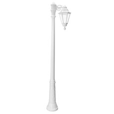 Светильник для уличного освещения с арматурой белого цвета, пластиковыми плафонами Fumagalli E26.158.S10.WXF1R