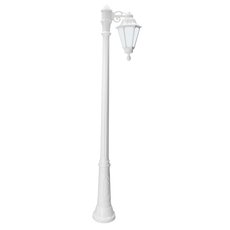 Светильник для уличного освещения с арматурой белого цвета, пластиковыми плафонами Fumagalli E26.158.S10.WYF1R