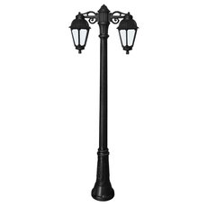 Светильник для уличного освещения с арматурой чёрного цвета, плафонами белого цвета Fumagalli K22.156.S20.AYF1RDN