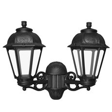 Светильник для уличного освещения с арматурой чёрного цвета Fumagalli K22.141.000.AXF1R