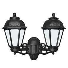 Светильник для уличного освещения с арматурой чёрного цвета, плафонами белого цвета Fumagalli K22.141.000.AYF1R