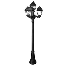 Светильник для уличного освещения с арматурой чёрного цвета, пластиковыми плафонами Fumagalli K22.158.S31.AXF1R