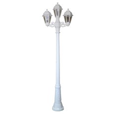 Светильник для уличного освещения с арматурой белого цвета, пластиковыми плафонами Fumagalli K22.156.S21.WXF1R