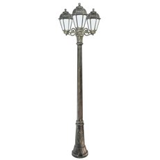 Светильник для уличного освещения с арматурой бронзы цвета, пластиковыми плафонами Fumagalli K22.156.S30.BYF1R