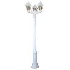 Светильник для уличного освещения с арматурой белого цвета, пластиковыми плафонами Fumagalli K22.156.S30.WXF1R