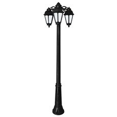 Светильник для уличного освещения с арматурой чёрного цвета, плафонами белого цвета Fumagalli K22.157.S30.AYF1RDN