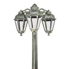 Светильник для уличного освещения с арматурой бронзы цвета, пластиковыми плафонами Fumagalli K22.157.S30.BXF1RDN