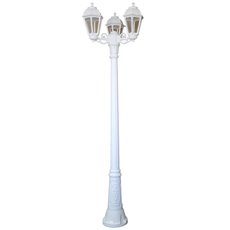 Светильник для уличного освещения с арматурой белого цвета, плафонами прозрачного цвета Fumagalli K22.158.S30.WXF1R