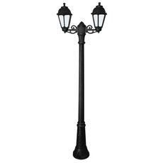 Светильник для уличного освещения с арматурой чёрного цвета, плафонами белого цвета Fumagalli K22.156.S20.AYF1R