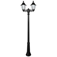 Светильник для уличного освещения с арматурой чёрного цвета, плафонами белого цвета Fumagalli K22.157.S20.AYF1R