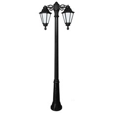 Светильник для уличного освещения с арматурой чёрного цвета, плафонами белого цвета Fumagalli K22.157.S20.AYF1RDN