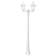 Светильник для уличного освещения с арматурой белого цвета, плафонами прозрачного цвета Fumagalli K22.157.S20.WXF1R