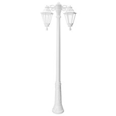 Светильник для уличного освещения с арматурой белого цвета, пластиковыми плафонами Fumagalli K22.157.S20.WXF1RDN