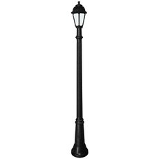 Светильник для уличного освещения с арматурой чёрного цвета, плафонами белого цвета Fumagalli K22.156.000.AYF1R