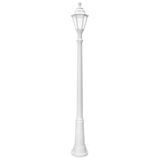 Светильник для уличного освещения с арматурой белого цвета, плафонами прозрачного цвета Fumagalli K22.158.000.WXF1R