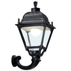 Светильник для уличного освещения с арматурой чёрного цвета, плафонами прозрачного цвета Fumagalli U33.132.000.AXH27