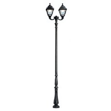 Светильник для уличного освещения с арматурой чёрного цвета, плафонами прозрачного цвета Fumagalli U33.208.M20.AXH27